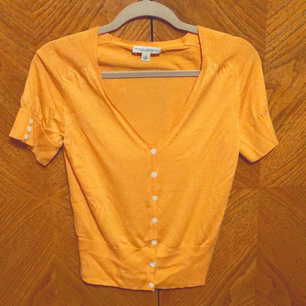 Banana Republic Orange Summer Sweater